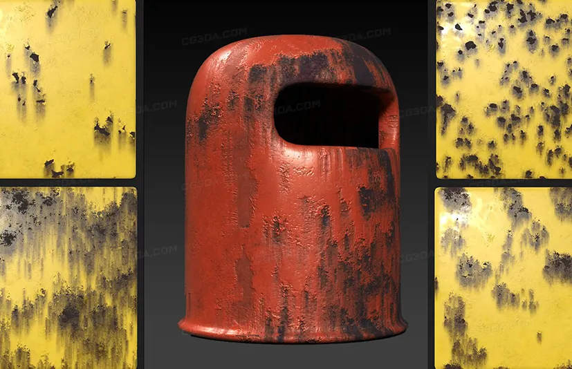 202个木纹金属污垢磨损黑白贴图-+200 stencils: dirt and damage, roughness, metal, wood