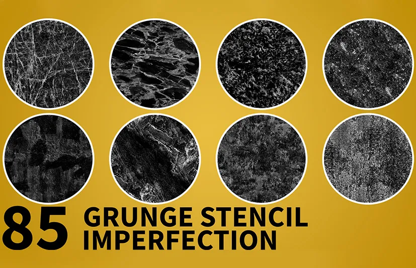 高质量污渍划痕贴图 - High Quality Useful Grunge Stencil Imperfection vol.2