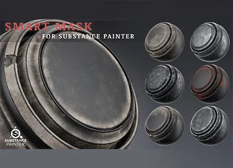 高质量智能遮罩 - High-Detail Smart Masks / substance painter