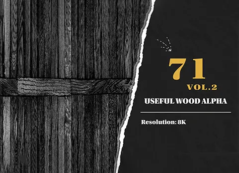 8K木材木板缺陷vol.2 - 71 High Quality (8K) Useful Wood Stencil Imperfection vol.2