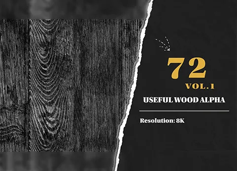 8K木材木板缺陷vol.1 - 72 High Quality (8K) Useful Wood Stencil Imperfection vol.1