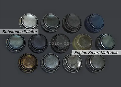13个金属汽车智能材质-13 Substance Painter Engine Metal Automotive Smart Materials