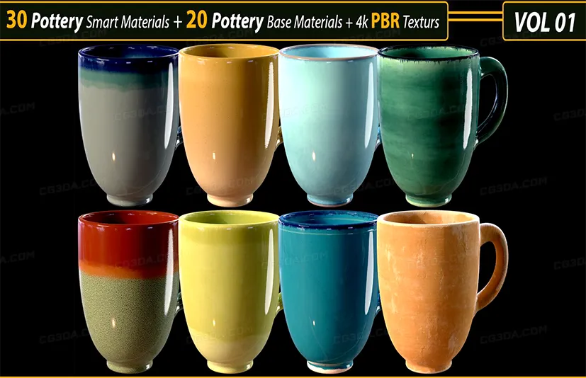 30种陶器智能材质-30 Pottery Smart material