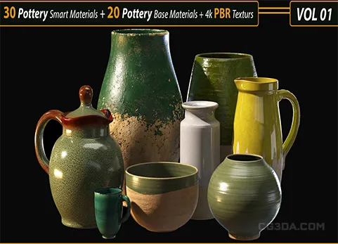 30种陶器智能材质-30 Pottery Smart material