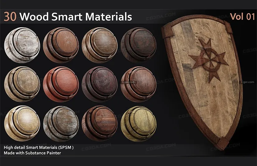 木纹智能材质-Wood Smart Materials vol1