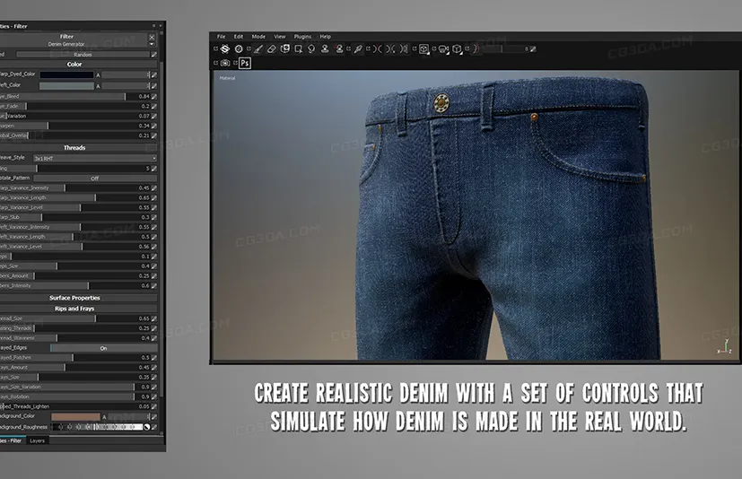 12个牛仔裤智能材质-Denim Designer