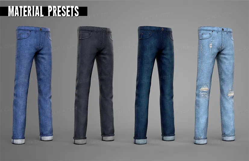 12个牛仔裤智能材质-Denim Designer