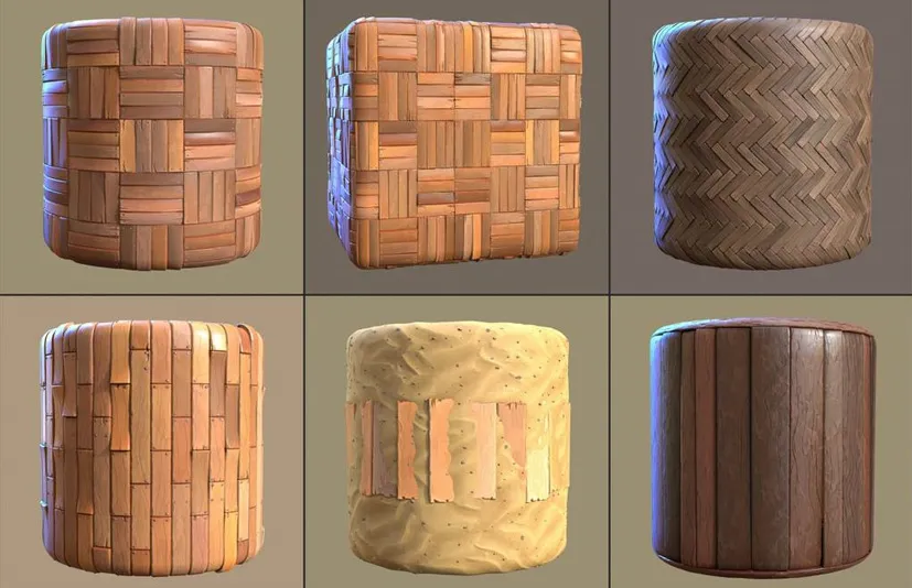 SP风格化木纹程序化生成器 - Stylized Wood Generator