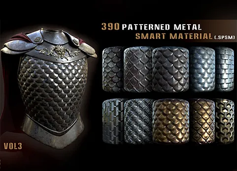 金属智能材质 - 390 patterned metal smart material _ VOL 3