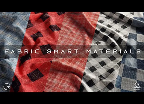 高质量布料智能材质 - High-Detailed Fabric Smart Materials for Substance Pianter