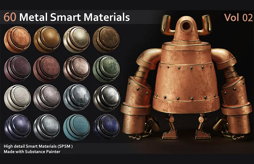 60种金属智能材质 - 60 Metal Smart Materials_Vol2