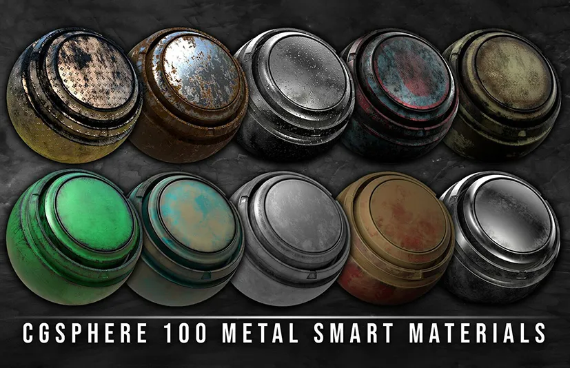 金属智能材质 - Metal Smart Materials Library ( Over 100 Types Of Metal Materials )