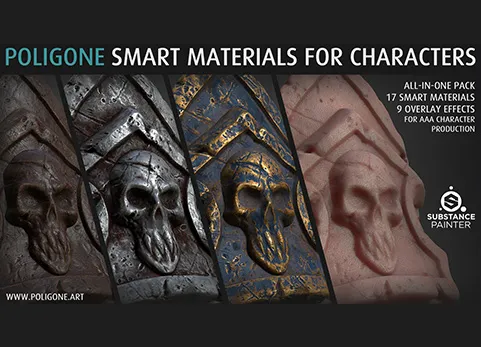3A智能材质包 - Poligone Smart Material Collection for AAA Character Creation