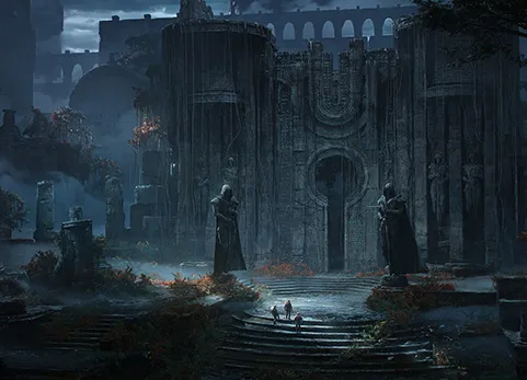 Blender暗黑魔幻PSD神庙中世纪成品场景工程 - Temple on the Planet