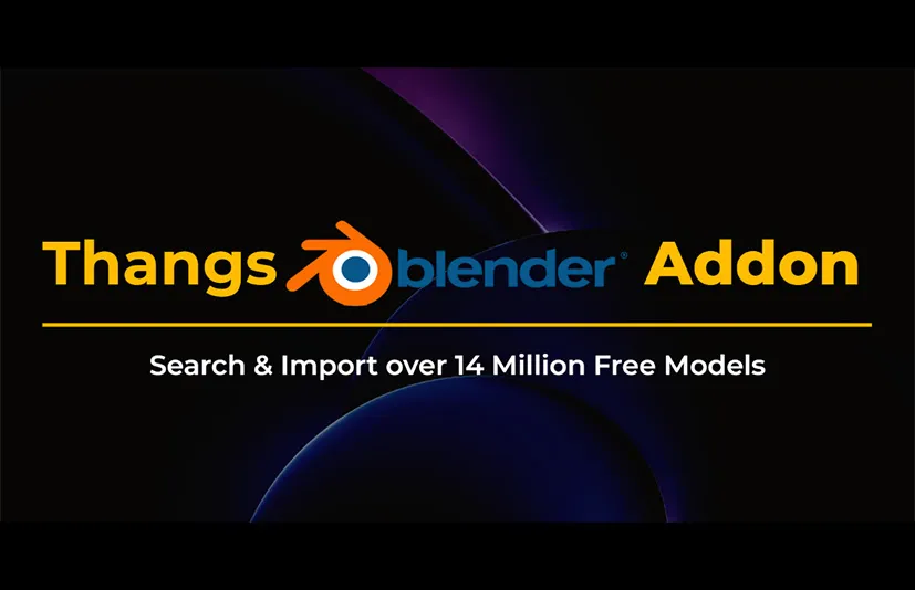 Blender模型搜索导入插件 - Thangs Blender Addon v0.2.2