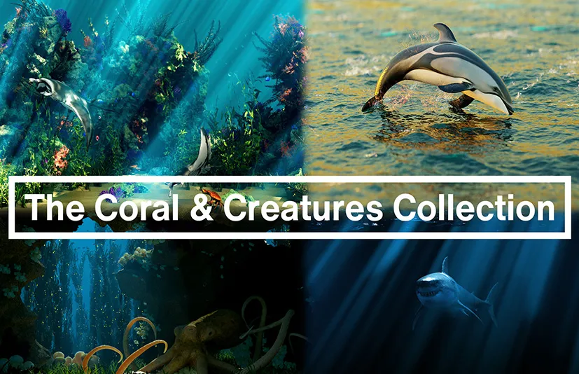 Blender珊瑚与生物系列模型预设 - The Coral & Creatures Collection v1.0