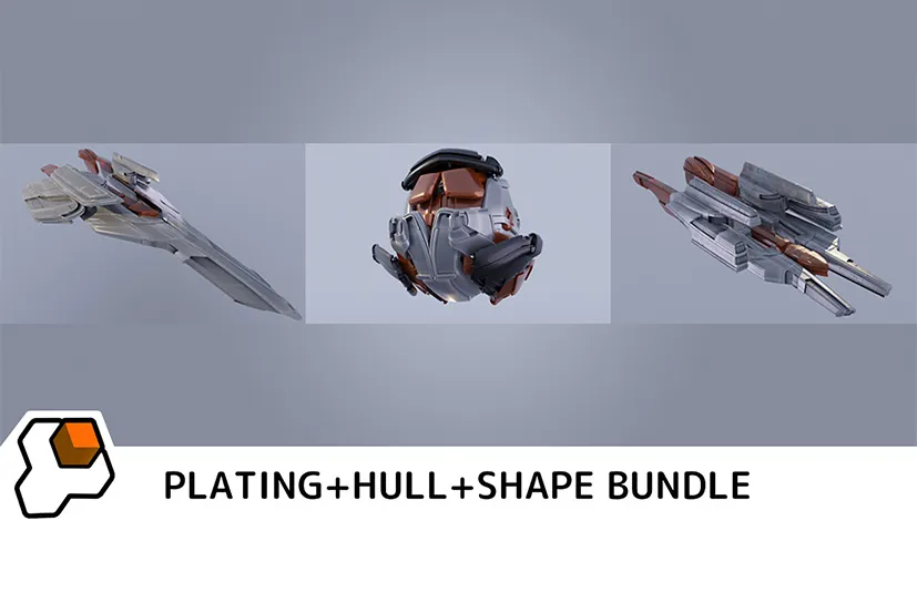 Blender科幻飞船部件模型生成插件 - The Shipwright v2.0.1