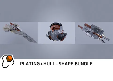 Blender科幻飞船部件模型生成插件 - The Shipwright v2.0.1