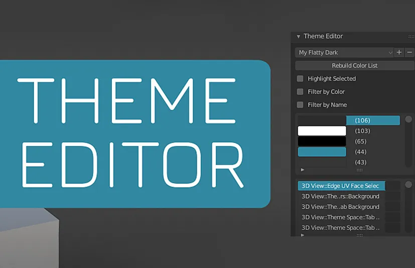 blender主题编辑插件 Theme Editor v1.1