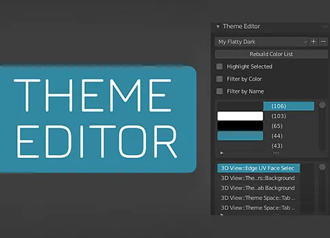 blender主题编辑插件 Theme Editor v1.1