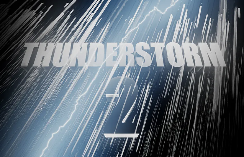 Blender闪电打雷下雨模拟插件 - Thunderstorm Add-On v1.2