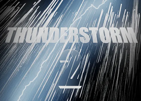 Blender闪电打雷下雨模拟插件 - Thunderstorm Add-On v1.2