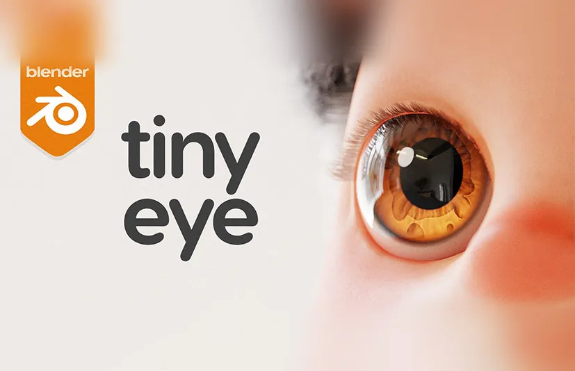 Blender眼球资产集合 - Tiny Eye v1.3