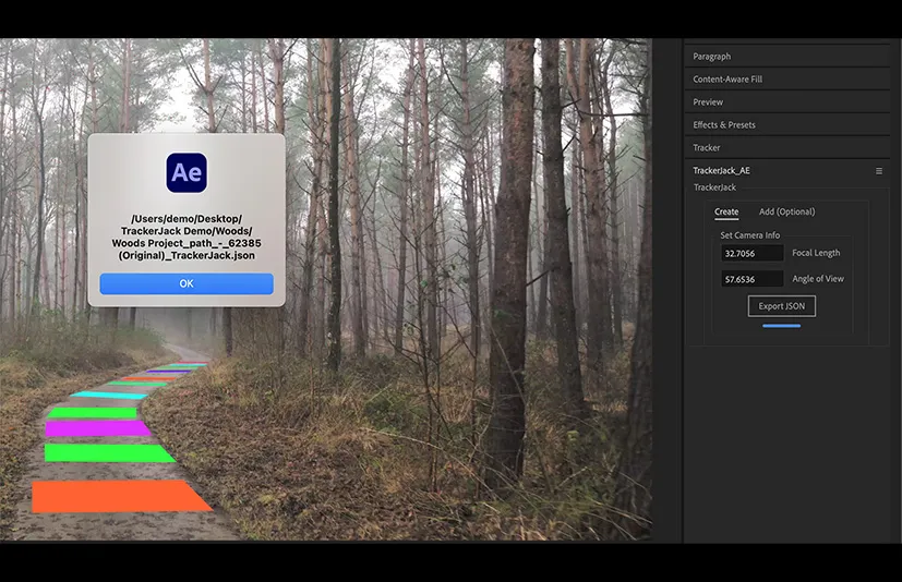 BlenderAE摄像机跟踪数据导入 - Trackerjack v1.0.2