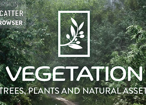 Blender花园植物树木预设库 Vegetation Pro V5.1.1
