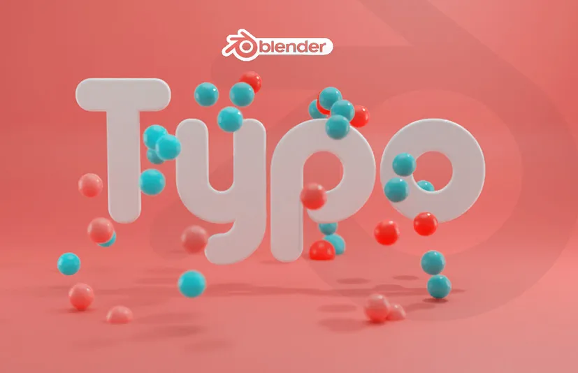 Blender三维文字场景插件 - Typo Text v1.0.0