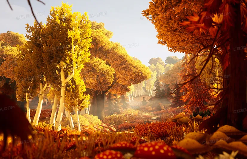 唯美梦幻森林环境-Fantasy Forest Environment