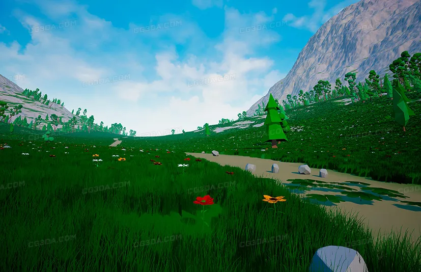 低多边形环境套件-Low Poly Environment Kit (LPEK)