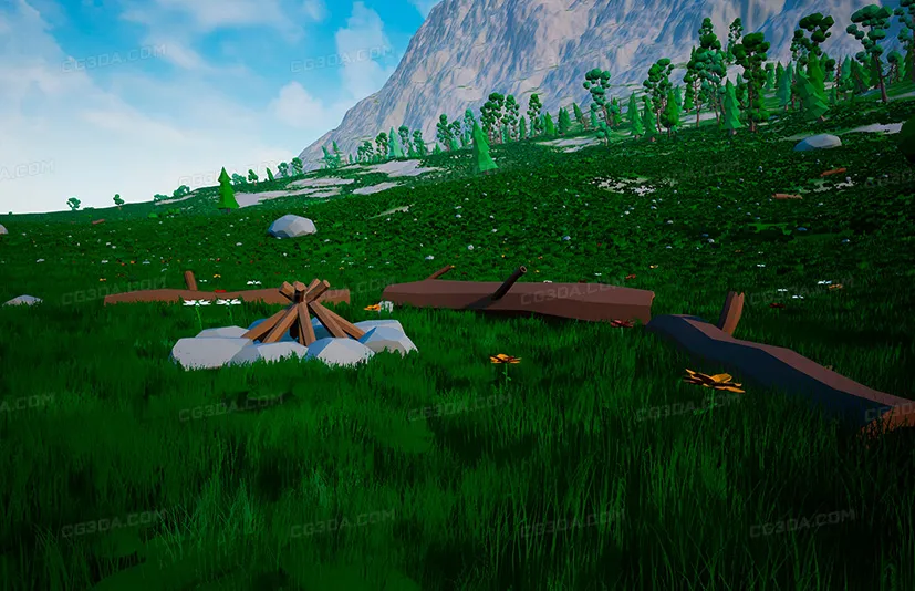 低多边形环境套件-Low Poly Environment Kit (LPEK)