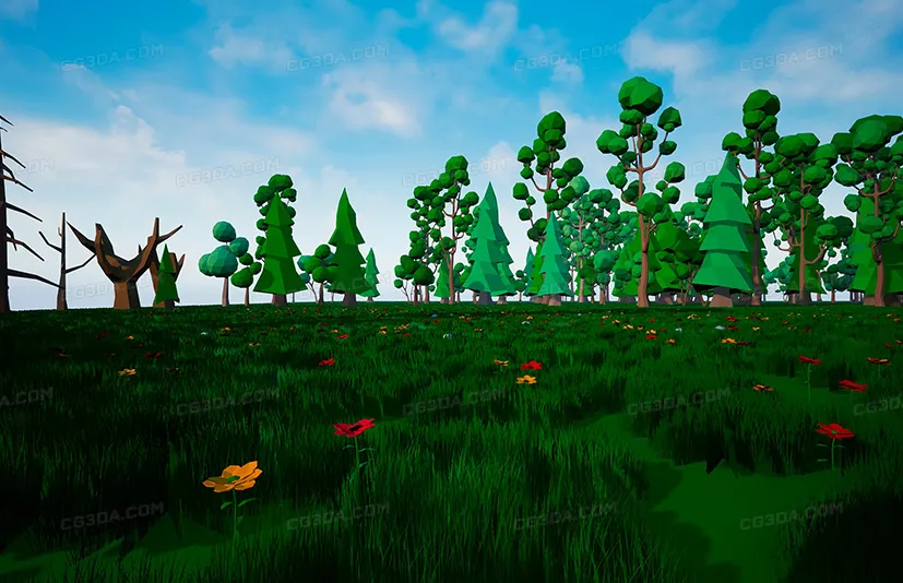 低多边形环境套件-Low Poly Environment Kit (LPEK)