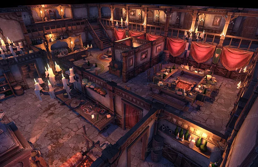 中世纪客栈和酒馆-Medieval Inn and Tavern