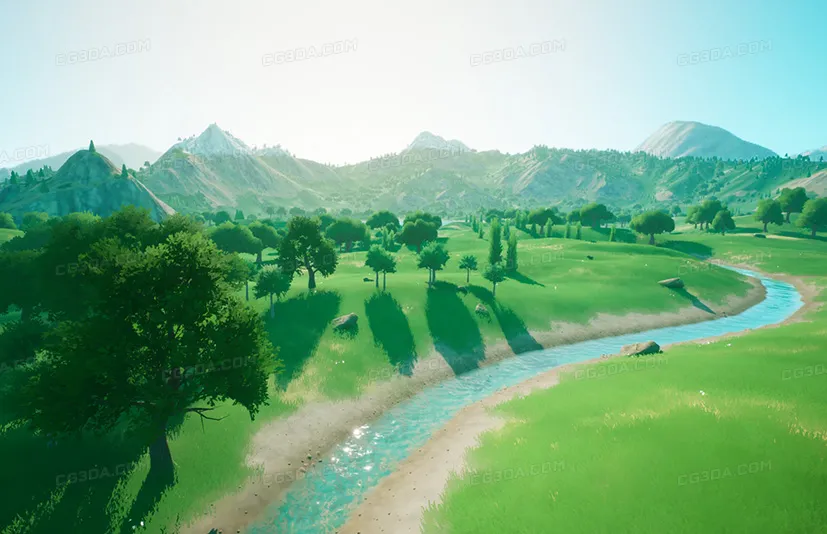 风格化环境工具包-Stylescape Stylized Environment Kit