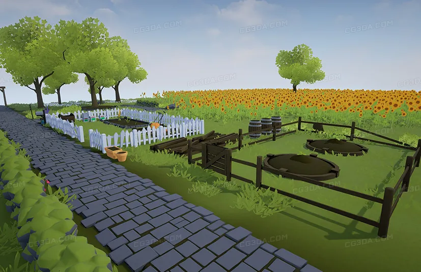 风格化的农场工具包-Stylized Farm Kit
