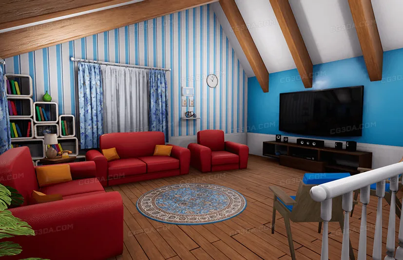 风格化的房间 - Stylized Room Vol 1