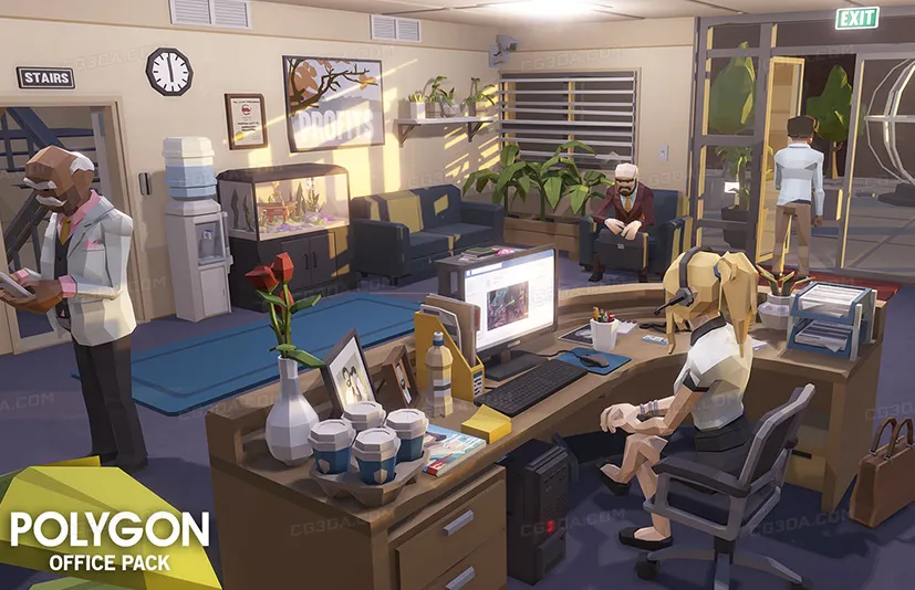 办公室主题包 - POLYGON - Office Pack
