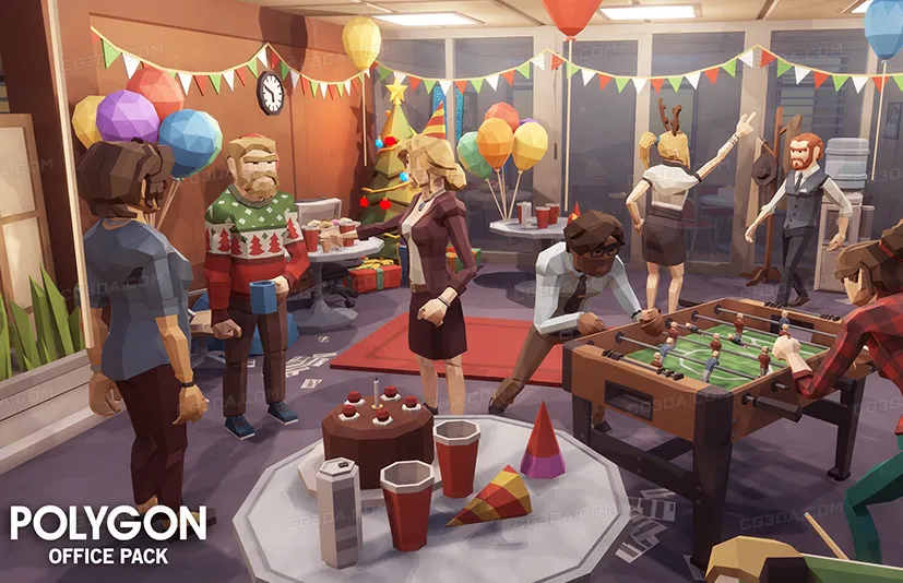 办公室主题包 - POLYGON - Office Pack