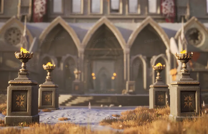 哥特奇幻城堡教堂-Fantasy Gothic Pack