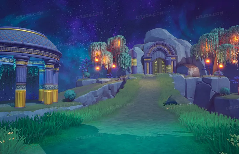 风格化的天空地牢-Stylized Sky Dungeon
