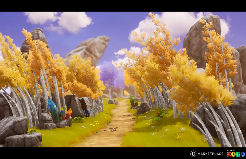 风格化动态自然环境 - Stylized - Dynamic Nature