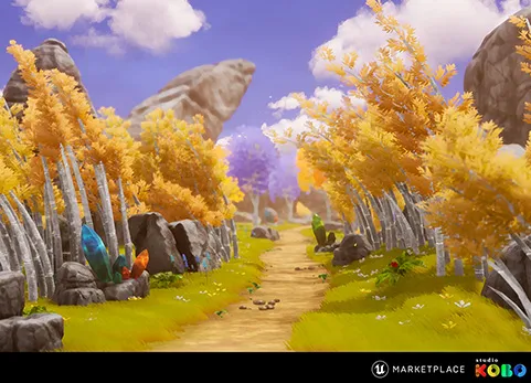风格化动态自然环境 - Stylized - Dynamic Nature