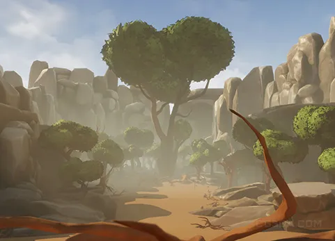 风格化森林 - Stylized Forest - Trees & Rocks (Forest, Rocks, Trees)