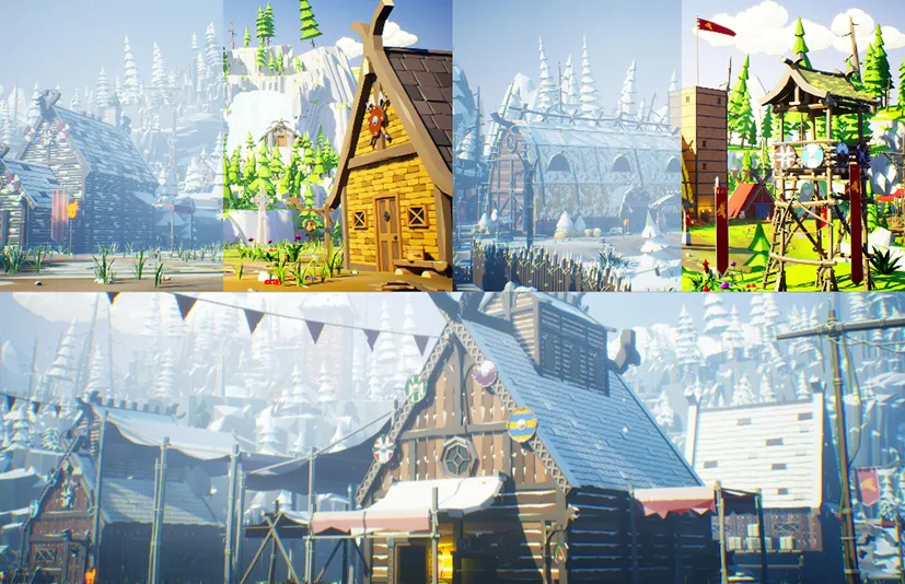 lowpoly维京世界 - Low Poly Viking World