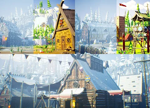 lowpoly维京世界 - Low Poly Viking World