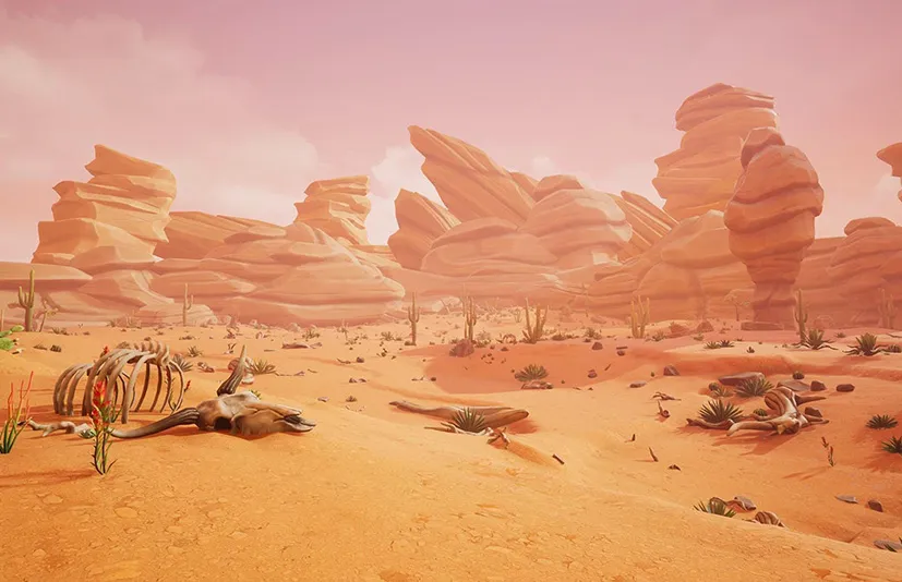 风格化沙漠环境 - Stylized Desert Environment