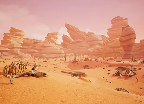 风格化沙漠环境 - Stylized Desert Environment