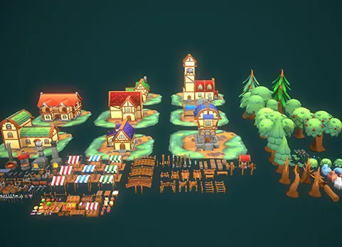 风格化城镇 - STYLIZED – Town